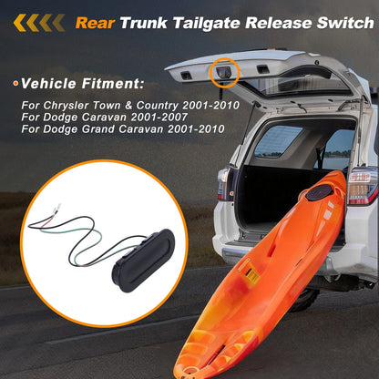 Tailgate Trunk Release Switch for Chrysler Town & Country (2001–2010) No. 901470