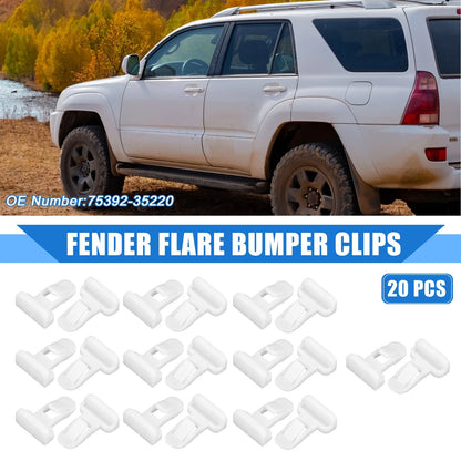 20 Pcs Fender Bumper Spoiler Clip for Toyota 4Runner (2013–2021)