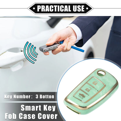 3 Button Smart Key Fob Case Cover for Nissan Rogue Frontier (2014–2023)