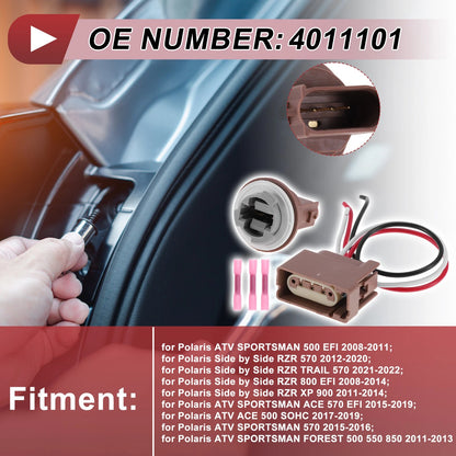 Tail Light Socket Wiring for Polaris Sportsman 500 EFI (2008–2011) No. 4011101