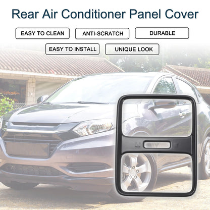 Rear Air Conditioner Panel Cover for Honda Vezel RV3/RV4/RV5/RV6 (2014–2021) Black