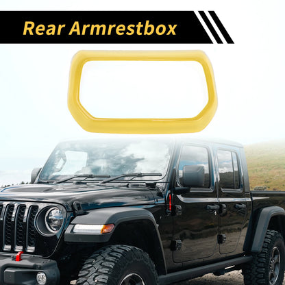 Rear Air Vent Armrestbox AC Outlet Panel Cover for Jeep Wrangler JL (2018–2023)