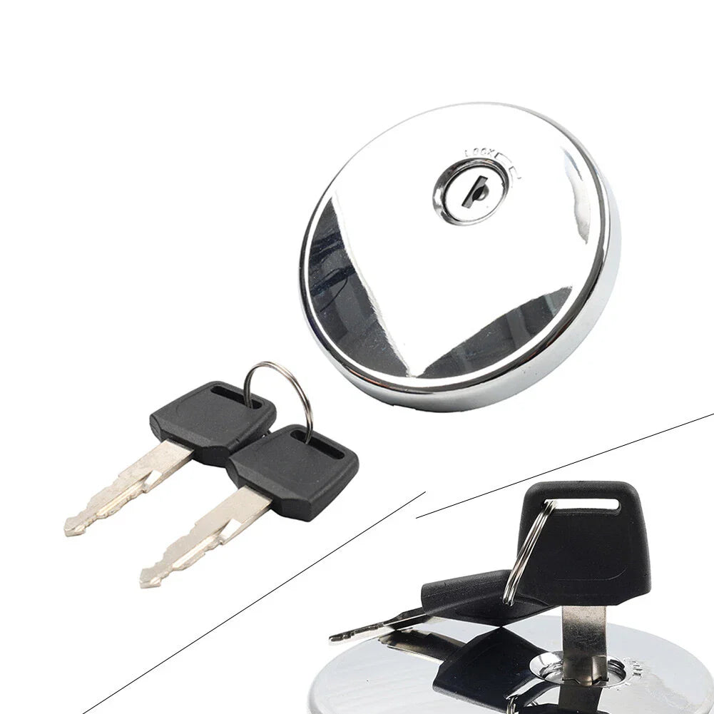 Fuel Gas Tank Cap Cover w/Keys for Kawasaki VN800 VN1500 Vulcan 1600 Classic