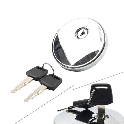 Fuel Gas Tank Cap Cover w/Keys for Kawasaki VN800 VN1500 Vulcan 1600 Classic