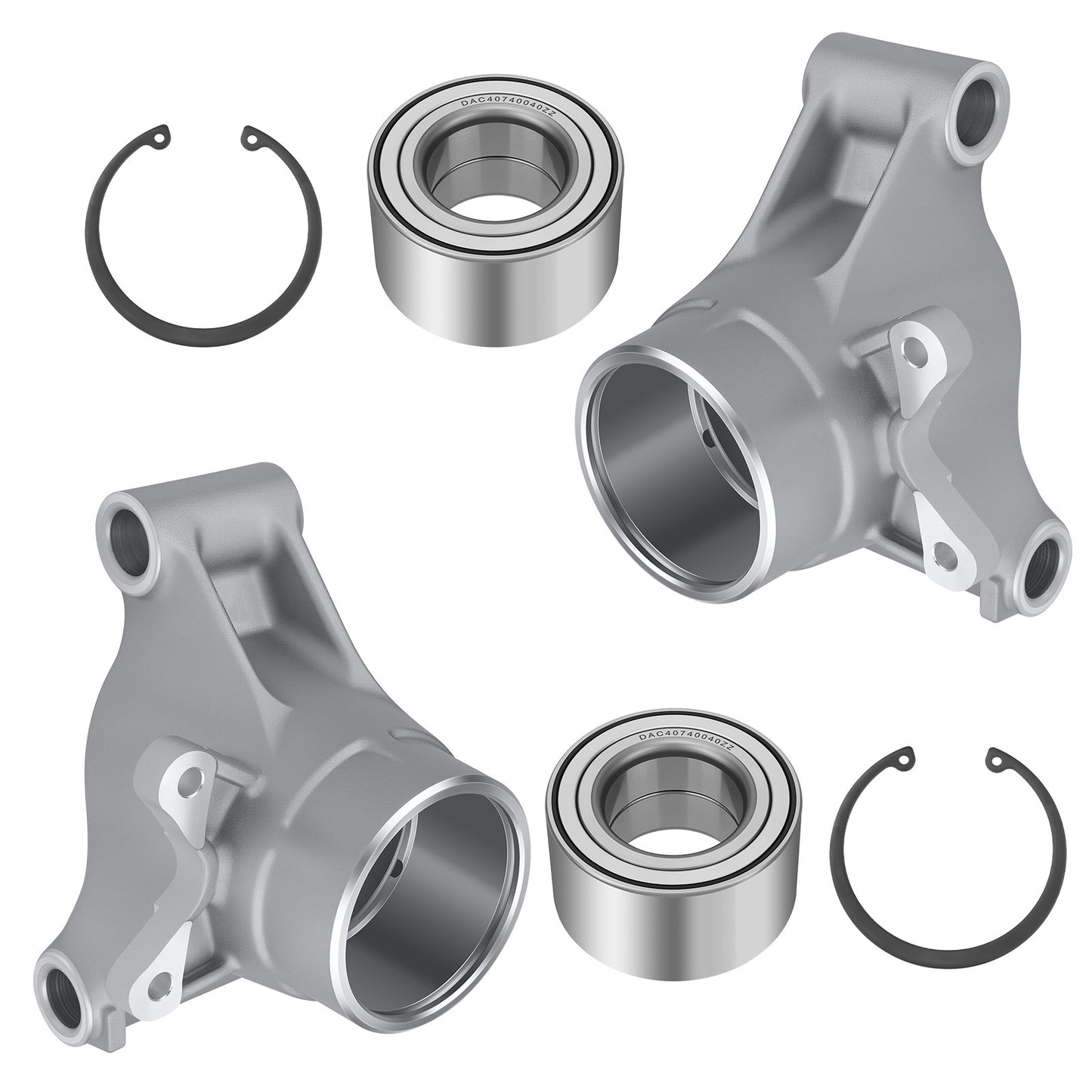 2X Rear Wheel Carrier & Bearing Kit for Polaris RZR 800 (2008–2014)