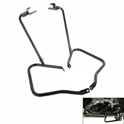 Black Saddlebag Luggage Bracket Guard for Harley Road Glide (2014-2023)
