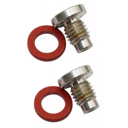 2X Lower Unit Drain Plug Kit for Yamaha Marine Outboard (25HP–350HP)