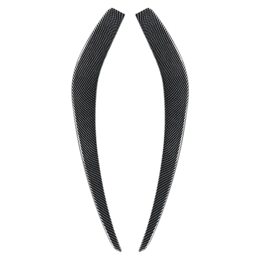 Carbon Fiber Black Front Bumper Side Air Vent Trims for Benz A Class (13-15)