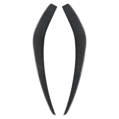 Carbon Fiber Black Front Bumper Side Air Vent Trims for Benz A Class (13-15)
