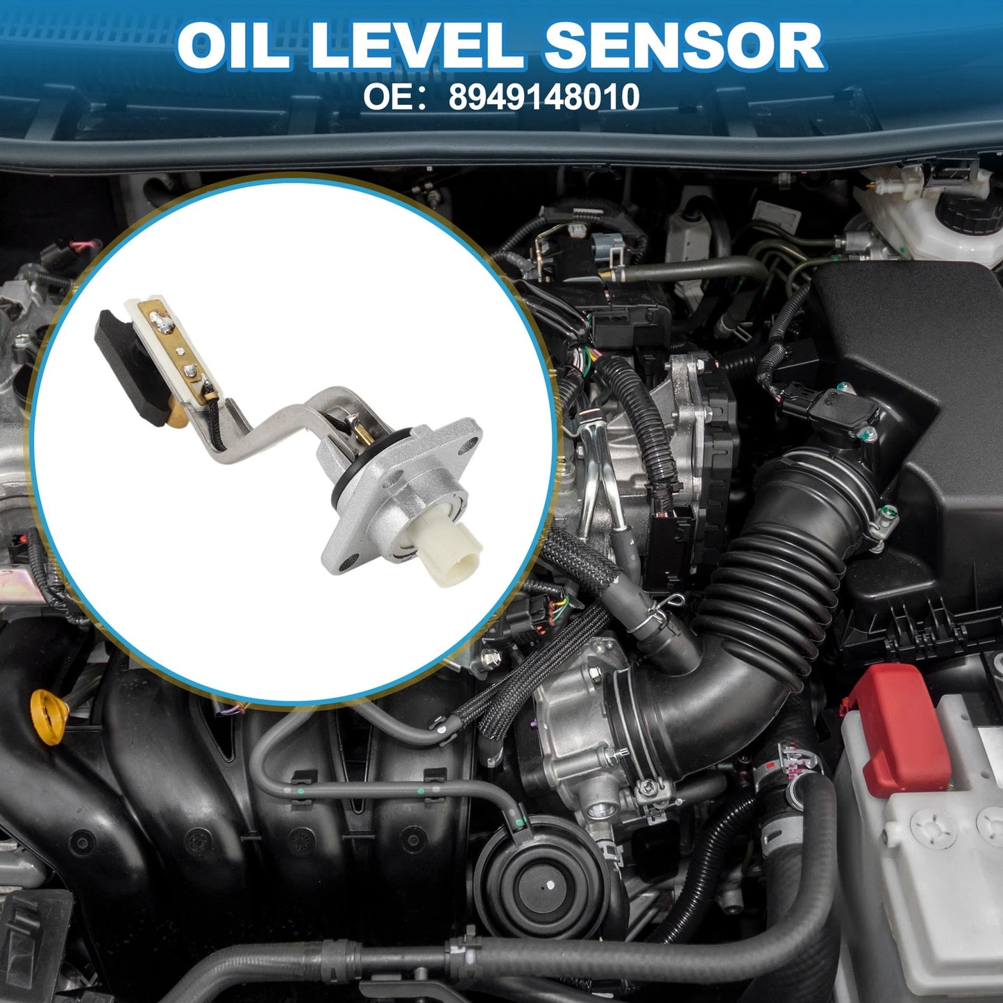 Engine Oil Level Sensor for Lexus ES300h (2013–2018) No. 89491-48010