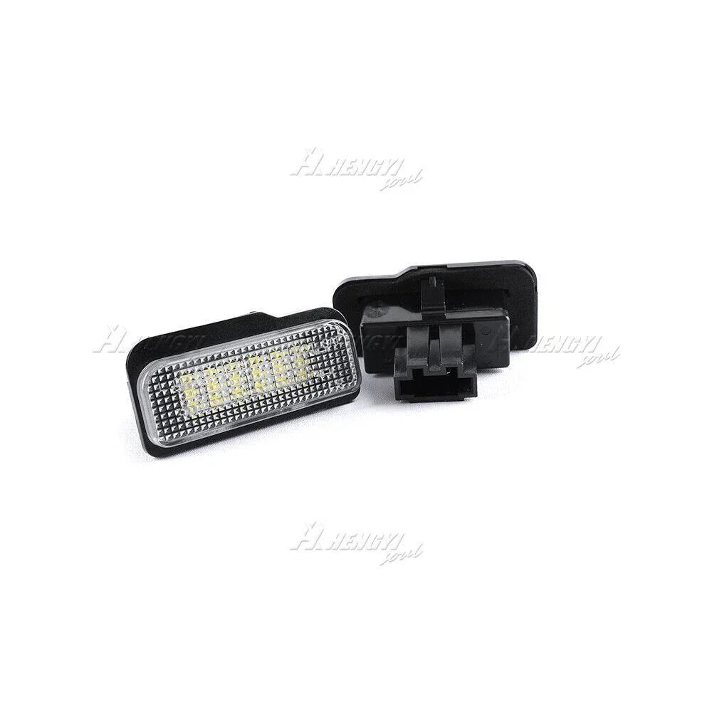 2PC White LED License Plate Light for Mercedes W203 W211 W219 Tesla Model S