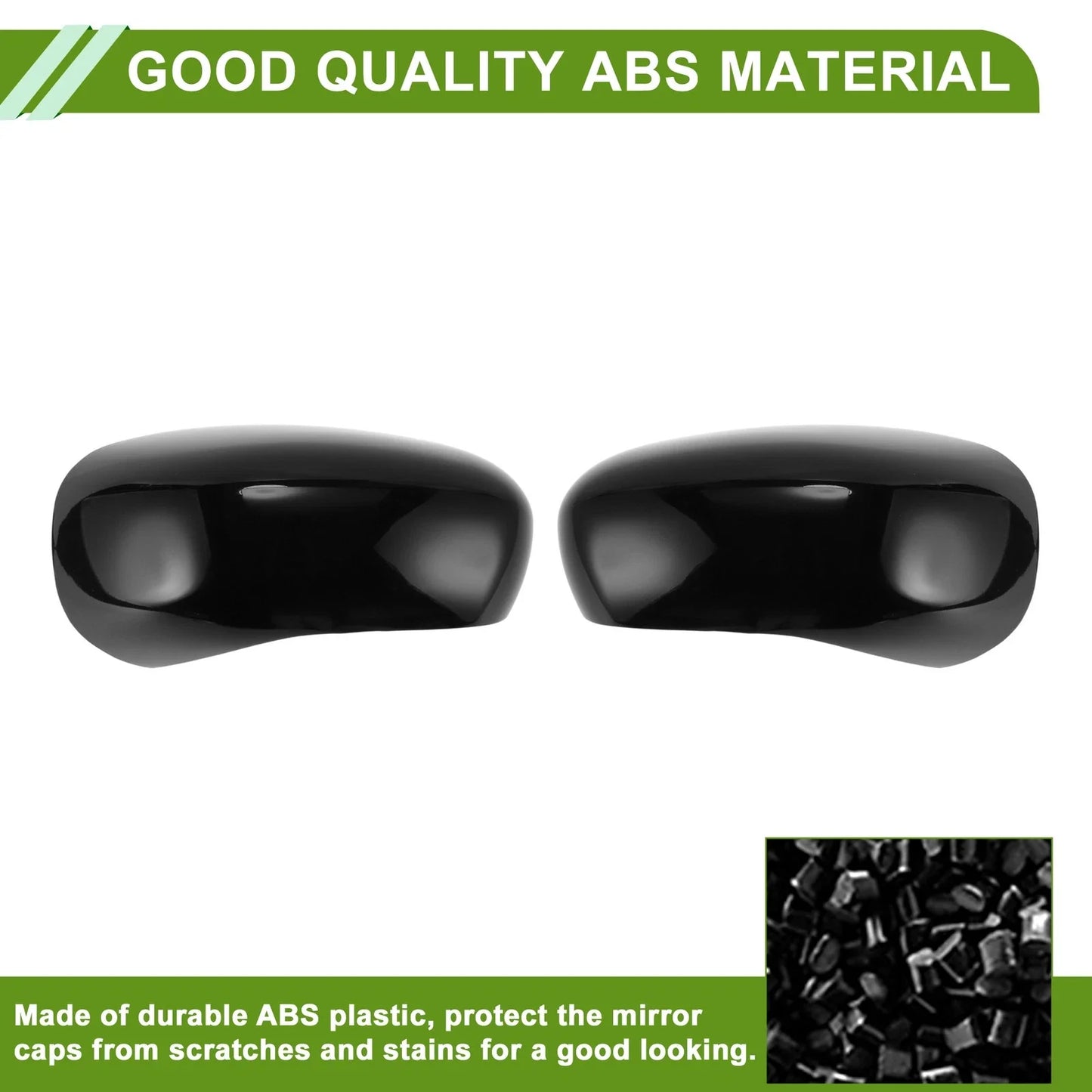 Left Right Side Mirror Cover Caps for CHRYSLER 300/300C (2005-2010)