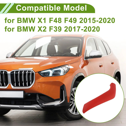 Door Panel Handle Pull Trim Cover for BMW X1 (15-20) Red
