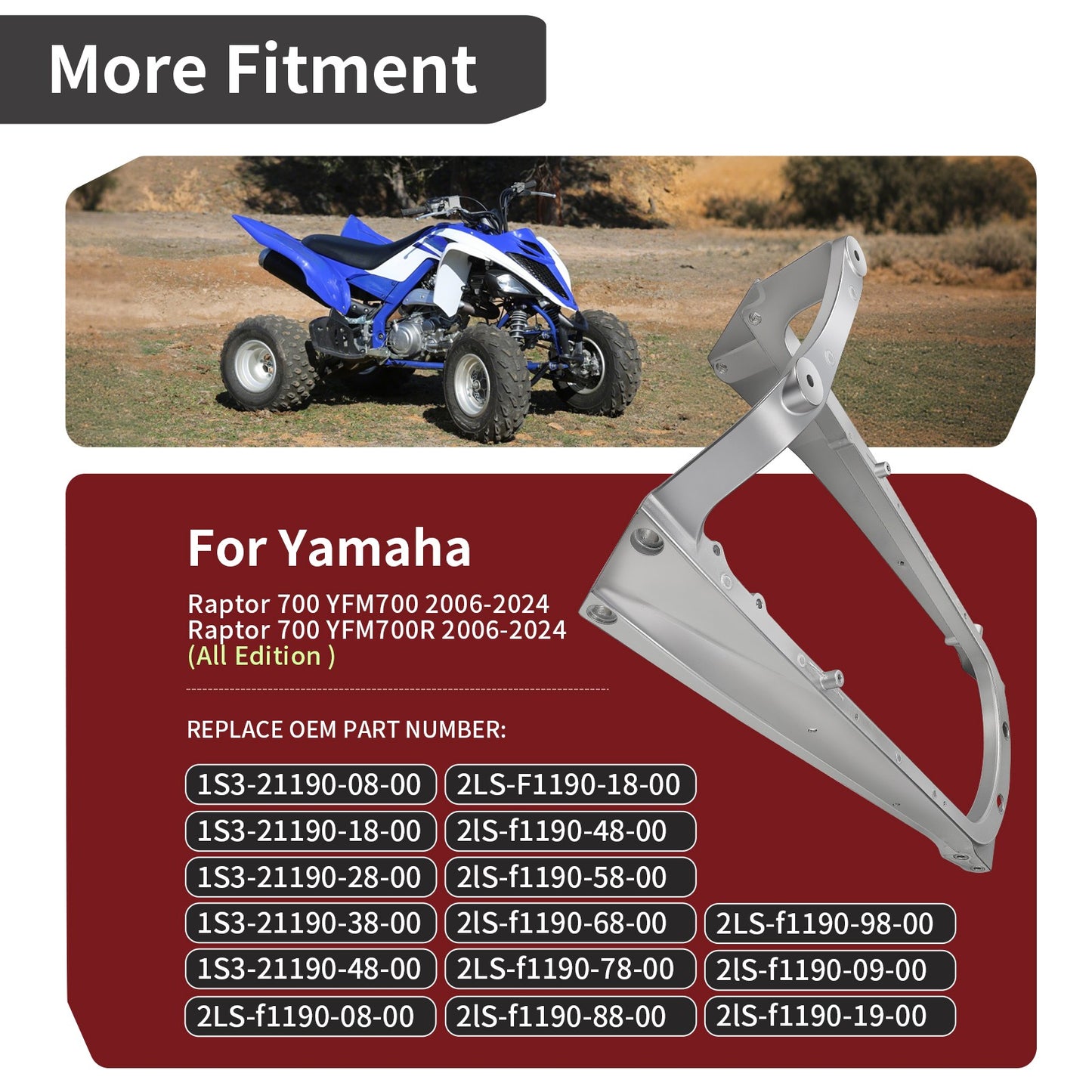 Sub Frame for Yamaha YFM700 Raptor 700 (2006–2024)