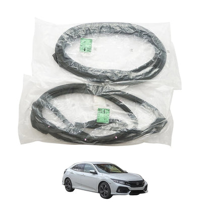 Rear Door Weatherstrip Pair for Honda Civic (2017–2021)