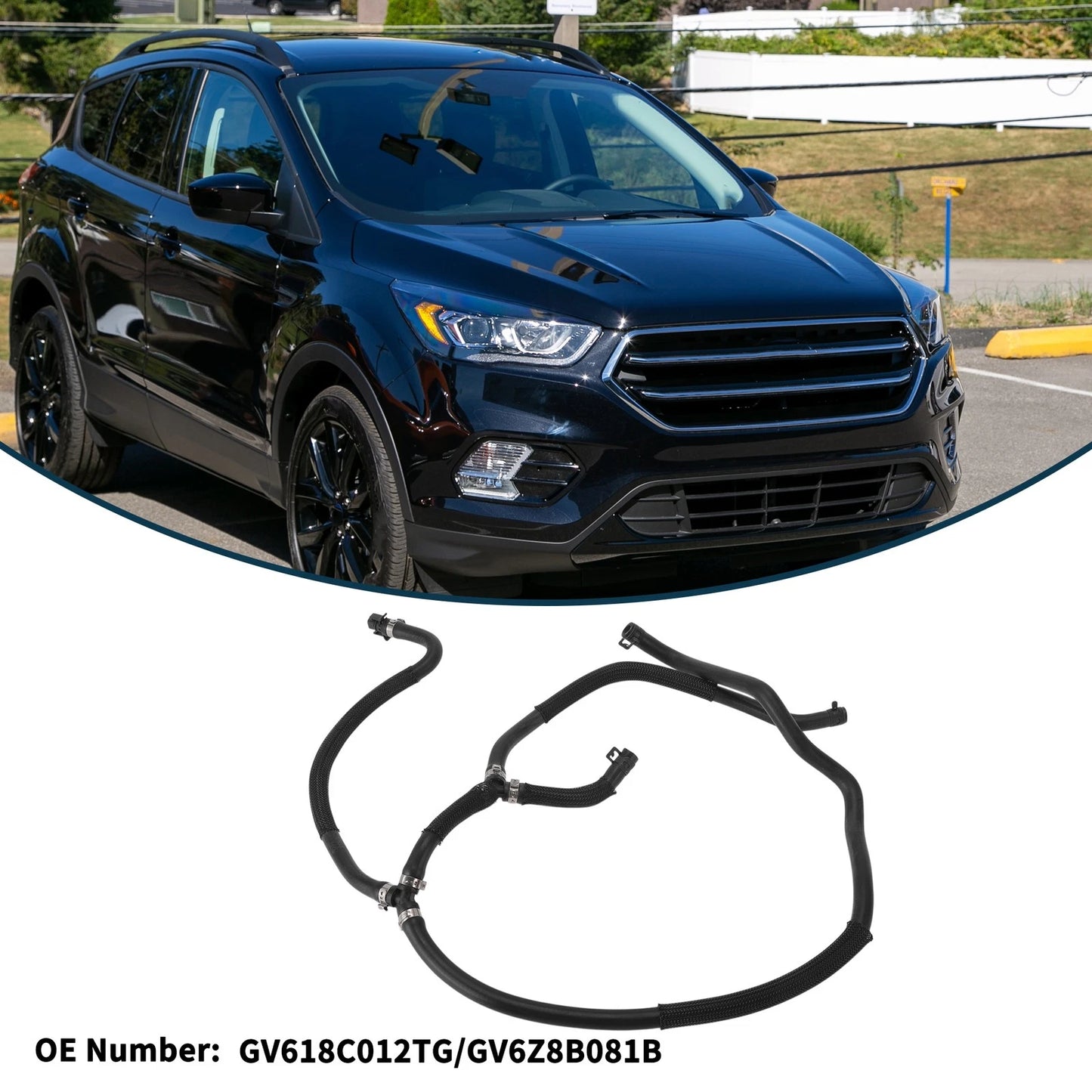 Radiator Hose No.GV618C012T for Ford Escape 2017 (2.0T) Rubber Coolant Pipe