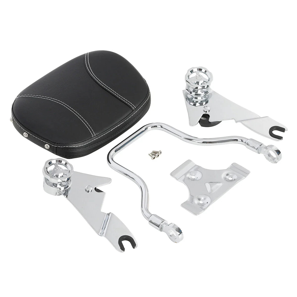 Adjustable Detachable Backrest Pad Sissy Bar for Harley Road King (2009 - 2024)