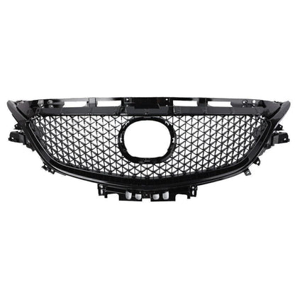 Honeycombe Mesh Front Bumper Grille for Mazda 6 Atenza (2017-2018) Black