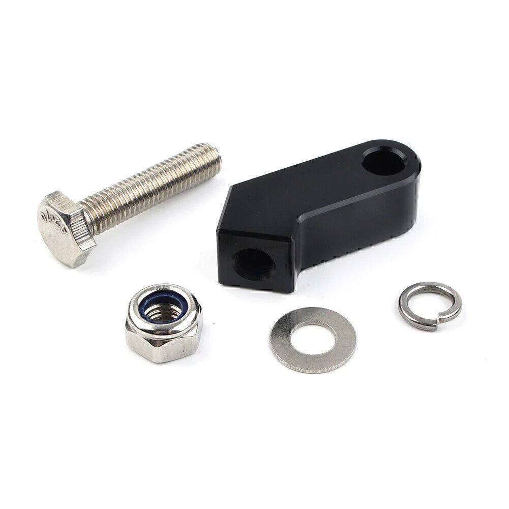 Black Headlight Mounting Block Bracket for Harley Custom Headlight