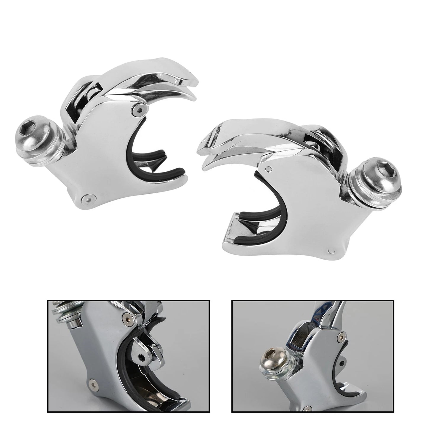 Windshield Clamps 49mm Forks for Dyna Wide Glide (2006–Present)