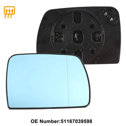 Right Side Mirror Glass for BMW X5 (2000–2006) No. 51167039598