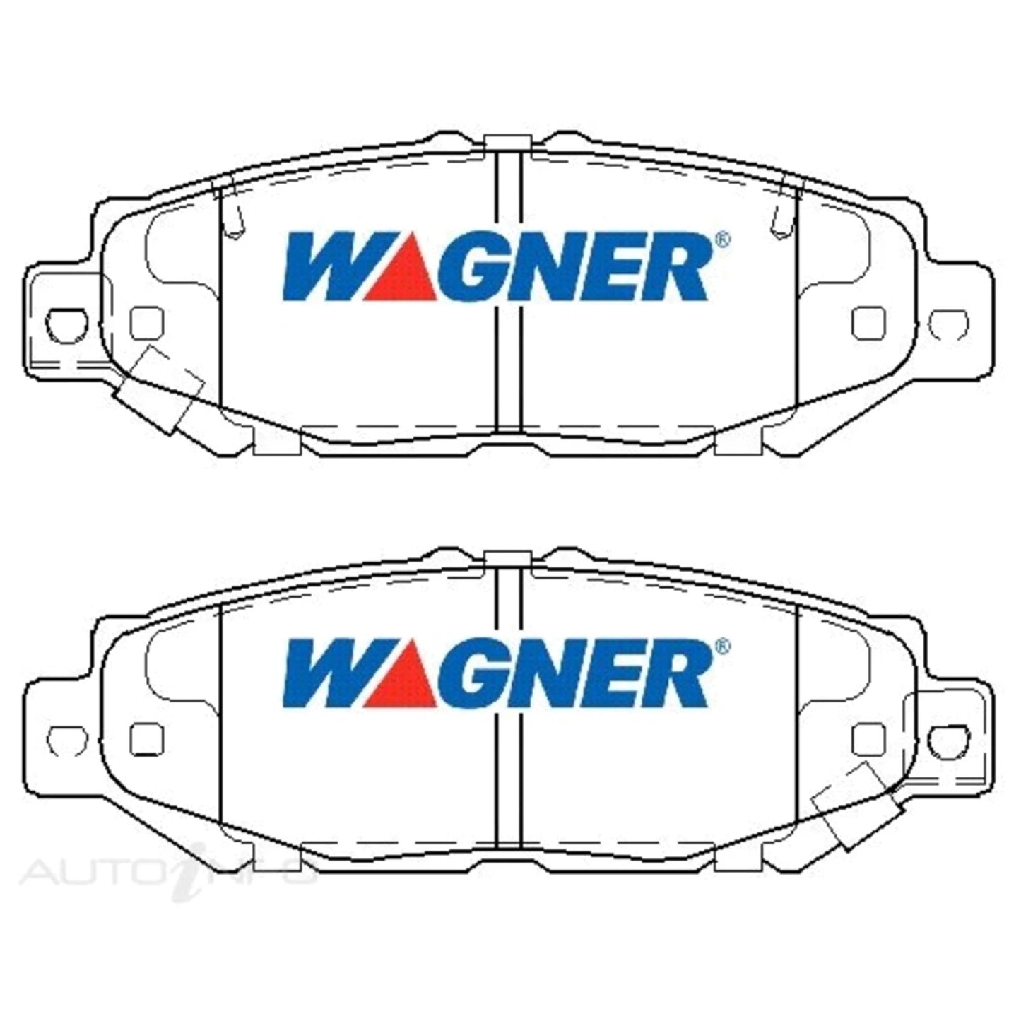 Rear Disc Brake Pad Set for Toyota Chaser (1996–2001)