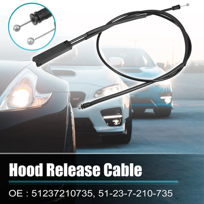 Hood Release Cable for BMW X3 X4 (2011–2020) 51237210735 51-23-7-210-735