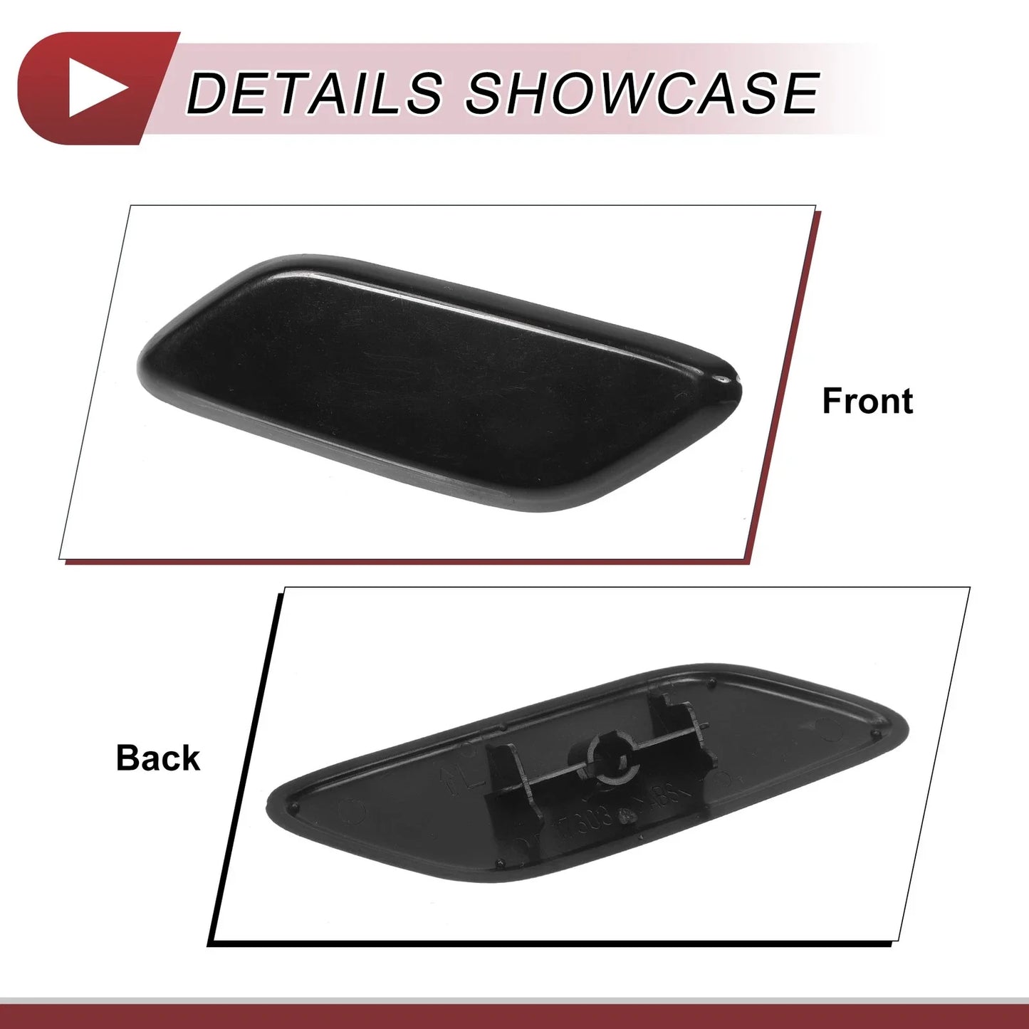 Front Left Washer Nozzle Cover for Honda CR-V MK3 Facelift (2009-2011)