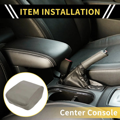Center Console Cover for Dodge Ram 1500 2002-2008 Microfiber Leather Grey