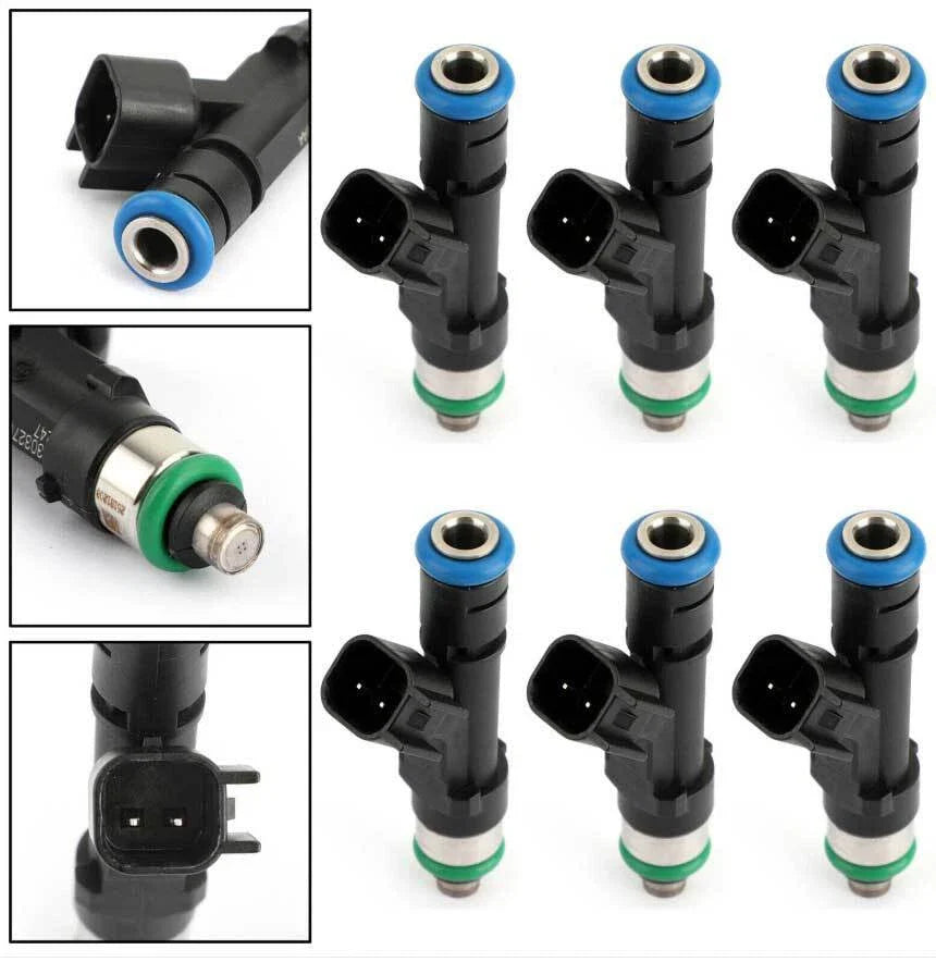 6 x Fuel Injectors for Jeep Cherokee KK EKG 3.7L (2008-2013)