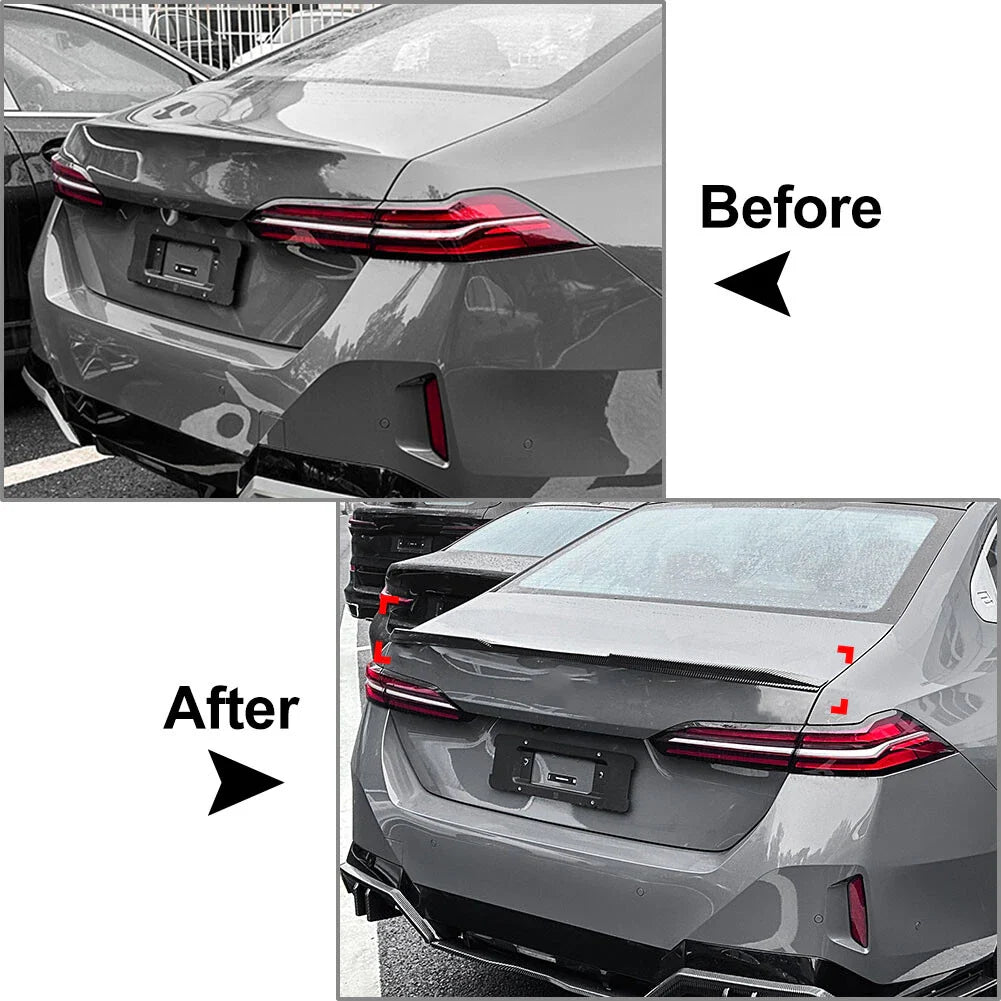 Rear Trunk Spoiler Wing Lip for BMW 5 Series I5 G60 (2024-2025) Glossy Black