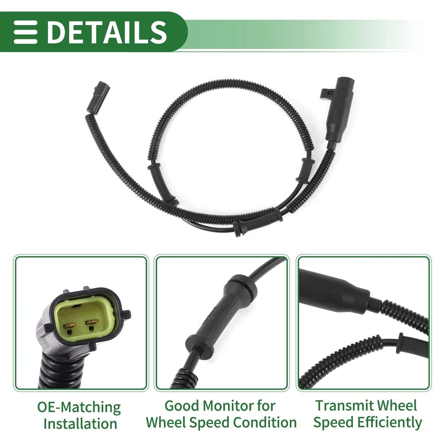 ABS Wheel Speed Sensor for Kia Rondo (2002–2006) 0K2FX43701/0K2CA43701