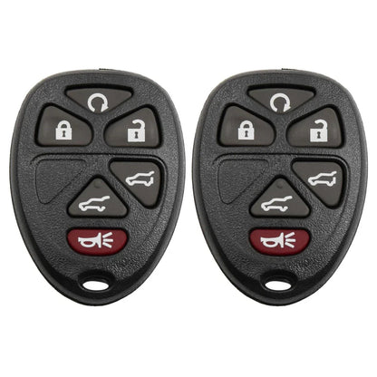 2 x OUC60270 Key Fob Remote Case Shell for Chevrolet Tahoe (2007-2014)