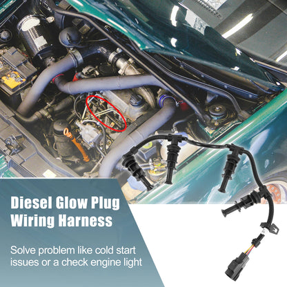 Glow Plug Wiring Harness Right Passenger Side 8C3Z12A690BA for Ford F-250 (2008–2010)