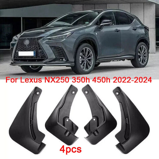 4x Mud Flaps Guards Fender Mudguard for Lexus NX250 350h 450h (2022–2024)
