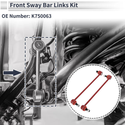 Set of 2 Front Stabilizer Bar Links for Land Rover Range Rover (2003–2012) No.K750063