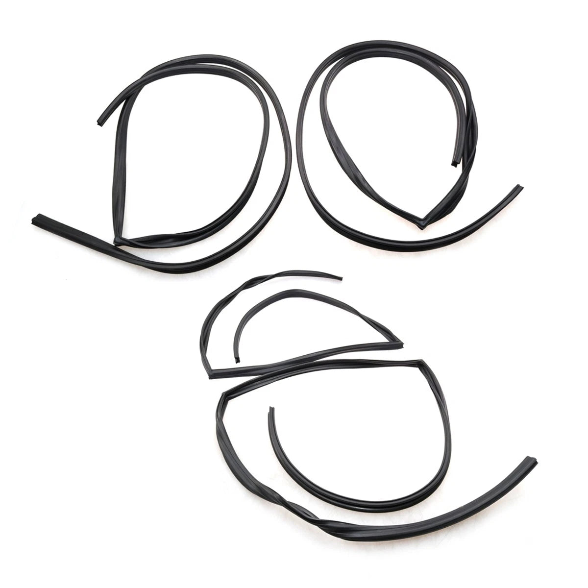 Set of 2 Front Rear Door Glass Run Channels for Toyota Land Cruiser (1980–1990)