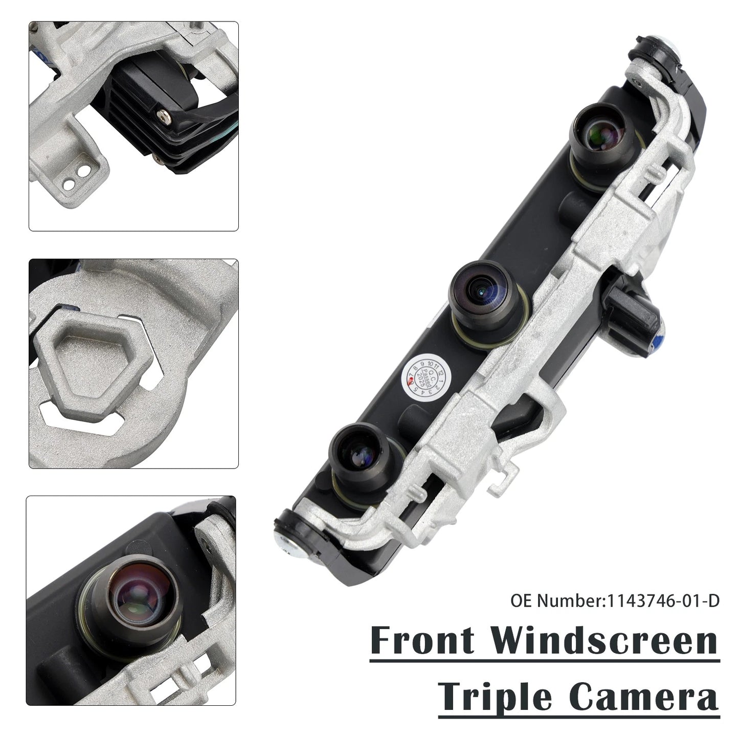 Front Windscreen Triple Camera 1143746-01-D for Tesla Model 3 (2021)