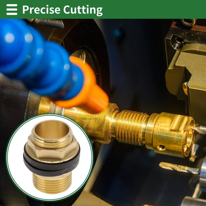 1" Male Double External Thread Connector with Gasket for Various Applications
