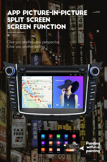 7" Android Stereo GPS Navigation for 2011-2017 Hyundai I30 Elantra GT