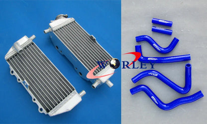 Aluminum Radiator & Silicone Hose for Kawasaki KX250 (1999–2002)