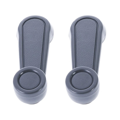 2pc L/R Window Crank Grey for Toyota Landcruiser Hilux