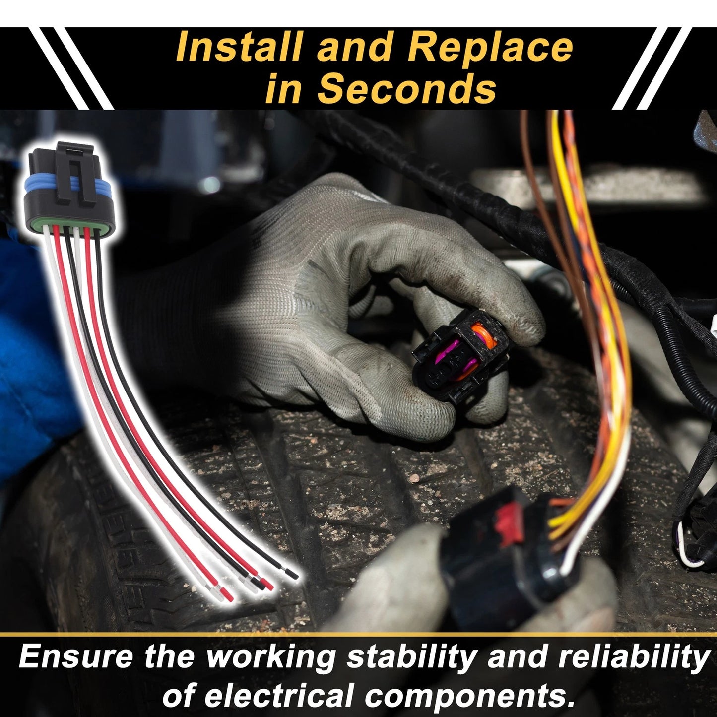 6 Pin Connector Plug for Toyota Corolla (2014–2023) No. 12066317