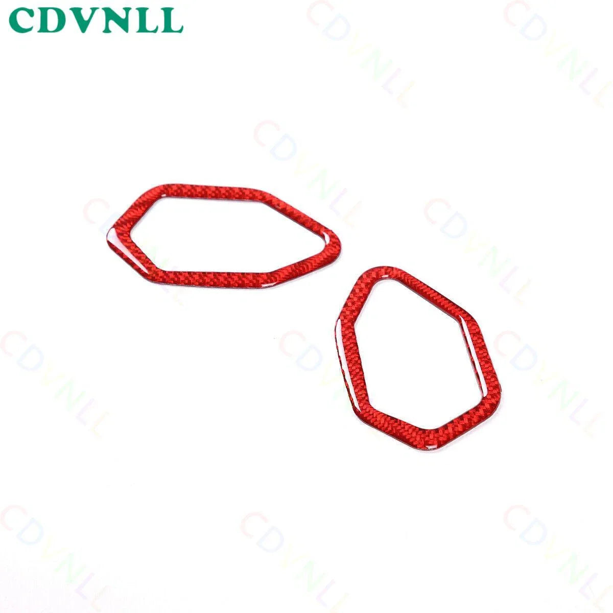 Red Carbon Fiber Dashboard Vent Trim for Subaru BRZ GR86 (2022–2024)