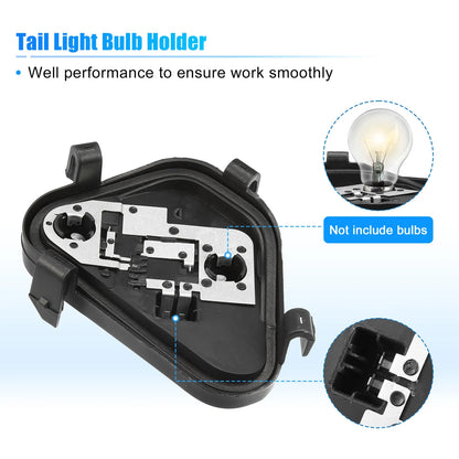 1 Set Rear Left Tail Light Lamp Rear Panel Bulb Socket Plug for BMW