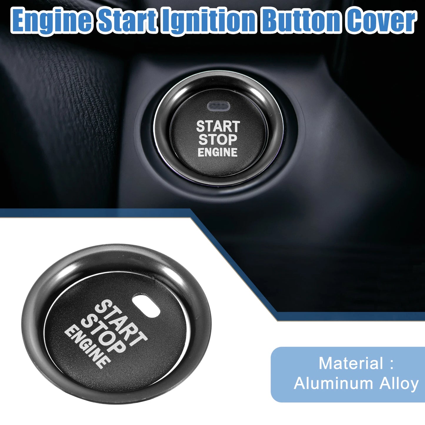 Engine Start Stop Button Cover Decal for Mazda 2 3 6 CX-3 CX-4 (2011–2023)