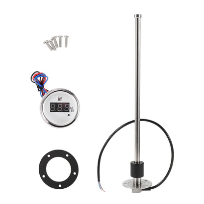 Fuel Sending Unit and Gauge Kit 240-33 Ohm 15.98" for Boat Car Truck