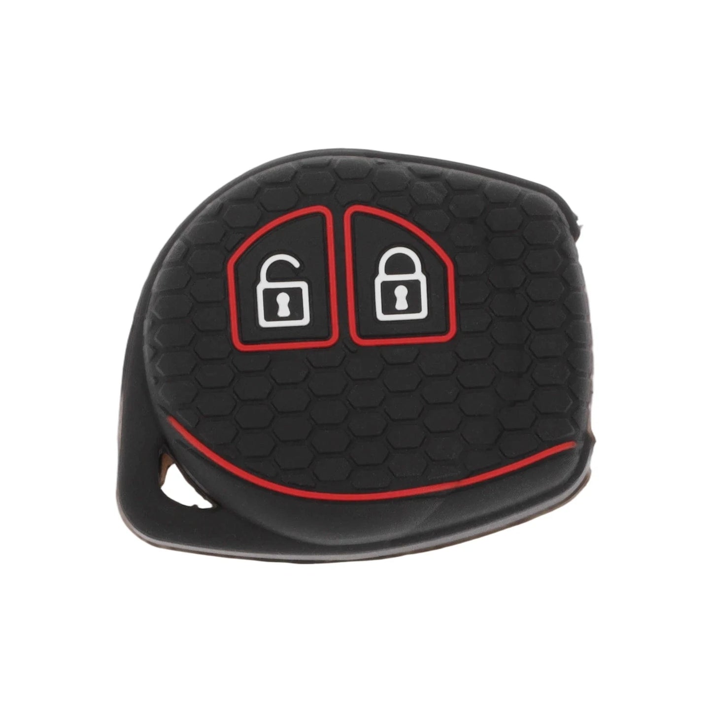 Key Case for Suzuki Alto (2 Buttons) - Black Red Line