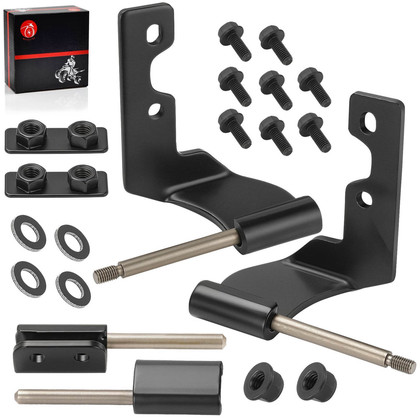 Half Door Hinge Hardware Kit for Polaris Ranger Crew XP 1000 (2018–2023)
