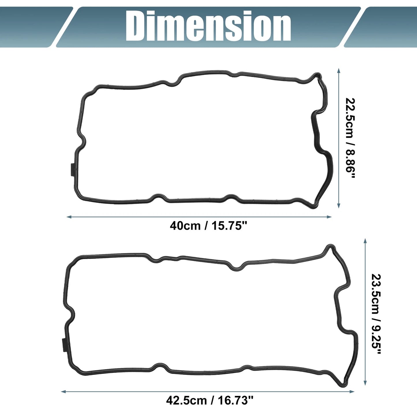 1 Pair Valve Cover Gasket NO.13270-8J102/13270-8J112 for Infiniti FX35 (2003–2008)